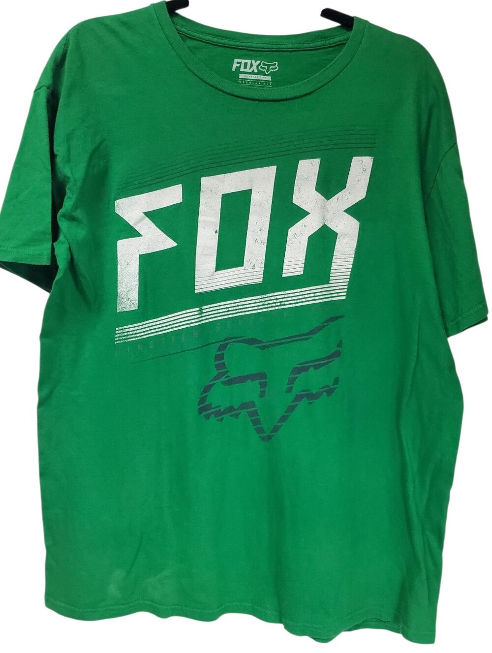 Motocross FOX Racing Green Tee Shirt Guycore Blokecore XXL Grunge Casual